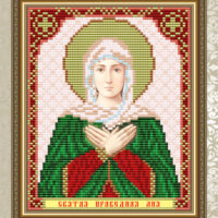 ArtSolo VIA 5092 Св. Праведная Лия (Лилия), схема под бисер