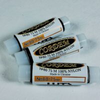 Нитки CORDEM 80 75м 00001 Чорний