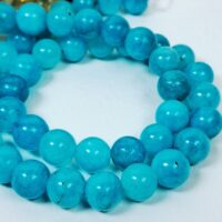 Намистини Кварц під аквамарин 8мм 38см 34886