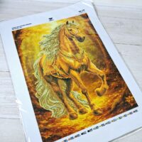 Virena А3Н-576 Вогняний кінь, схема для вишивки бісером