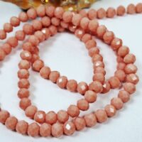 Скло 4мм 110-115шт персиковий матовий 04086