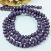 Скло 4мм 110-115шт темно лавандовий матовий 04067