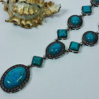 Кольє з говліту кулон 28*42мм 60см 3892