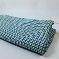 Ситець 110*160см синьо-салатова клiтинка