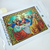 Virena А4Р-582 Таємна вечеря кольорова, схема для вишивки бісером