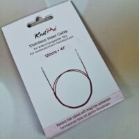 KnitPro 10666 Кабель фіксований для спиць з нейлоновим покритям 120см