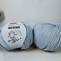 Гімалая Меріно (Himalaya Merino) 50г/115м 40912 сірий світлий
