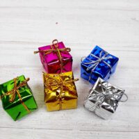 Подарок декор цветной НГ251